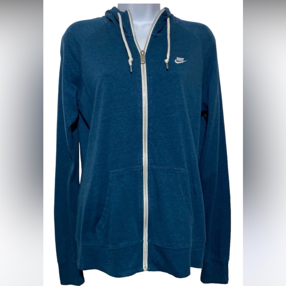 Nike Dark Teal Zip-Up Hoodie